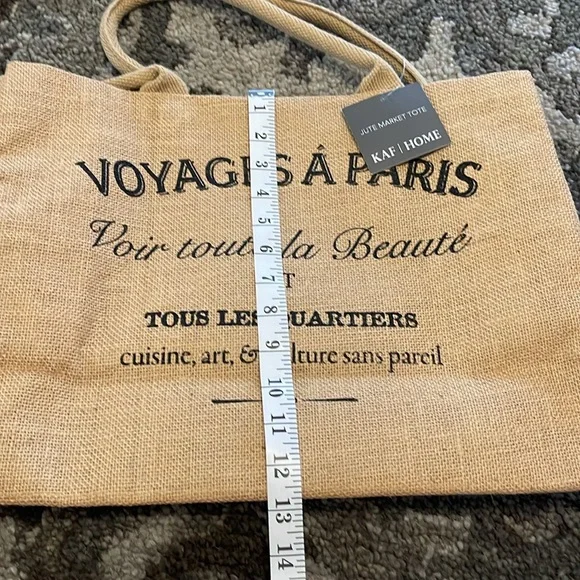 Jute Market Tote Bag - Picture 10 of 11